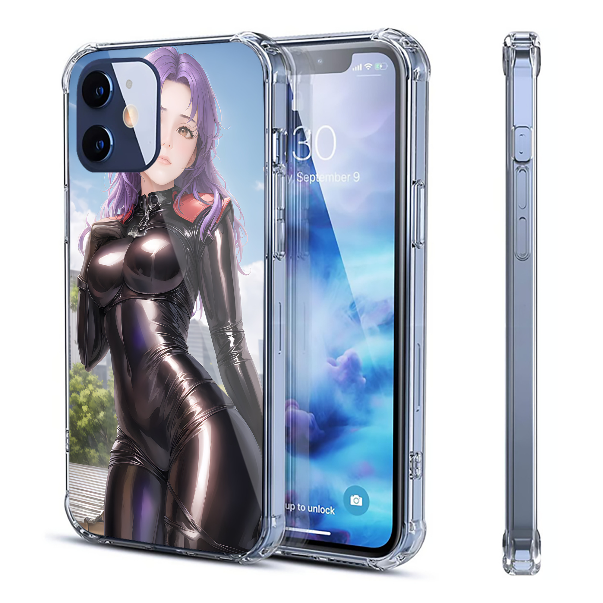 （画像用） EVA 新世紀エヴァンゲリオン 【iPhone 12シリーズ対応】透明スマホケース（クリアソフトケース）